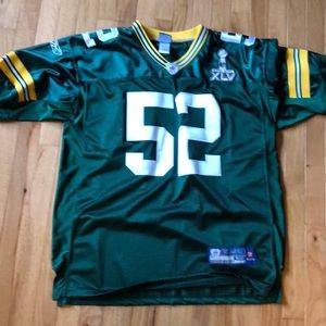 Clay Matthews super bowl 45 jersey
